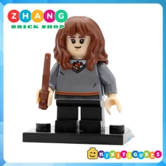 Xếp hình gồm Ron Weasley - Susan Bones - Harry Potter - Hermione Granger- Hagrid Lego Minifigures POGO PG8161