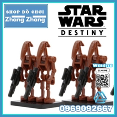 Xếp hình Star Wars Battle Droids Super Combat Robot K-2SO Lego Minifigures POGO PG8099