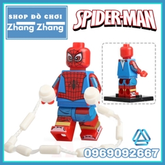 Xếp hình Spider-Man - Miles Morales - Spider Gwen - Prowler - Green Goblin - Spider Man Noir Lego Minifigures Wm wm6052