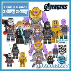 Xếp hình Avengers Endgame - Infinity War siêu anh hùng Marvel Lego Minifigures Kopf KF6091