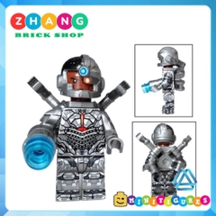 Đồ chơi xếp hình Superman Wonder Woman Batman Green Lantern Cyborg Aquaman Martian Manhunter Flash Minifigures KF6168