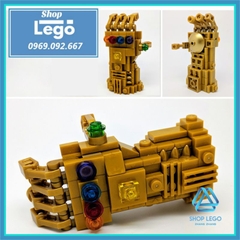 Xếp hình Infiniti Gauntlet Găng tay vô cực của Thanos trong Avemgers Endgame Lego Minifigures Lele D067