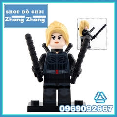 Xếp hình Yelena - Taskmaster - Black Widow - Iron Maiden - Red Guardian Lego Minifigures Xinh X0289