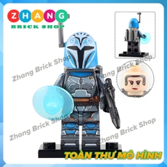 Xếp hình Star Wars Echo - Bo Katan Mandalorian Darth Maul Clone Trooper Lego Minifigures WM6098