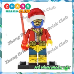 Mô hình nhân vật Giáng sinh Batgirl Black Panther Cyclops Falcon Red Robin Flash Marry Christmas POGO PG8189