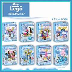 Xếp hình Công chúa tuyết trong hoạt hình Windsor Castle Lego Minifigures QL1113