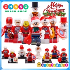 Xếp hình Giáng sinh Christmas Siêu anh hùng Marvel Lễ phục sinh Lego Minifigures Xinh X0275