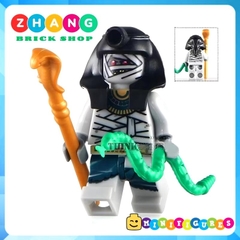 Đồ chơi Xếp hình Thần Anubis và Pharaoh đại chiến xác ướp Ai Cập Mummy Minifigures KL9006