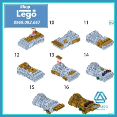 Xếp hình Infiniti Gauntlet Găng tay vô cực của Thanos trong Avemgers Endgame Lego Minifigures Lele D067