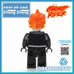 Xếp hình Ghost Rider Ma tốc độ siêu ngầu siêu rẻ hot 2019 Lego Minifigures WM298 DA030