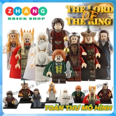 Xếp hình Frodo Gandalf Thranduil Elrond Lake-town Galadriel Arwen Merry Lego Minifigures Pogo PG8148