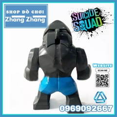 Đồ chơi xếp hình King Shark vua cá mập trong Suicide Squad Biệt đội cảm tử Minifigures Kopf KF1558