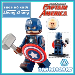 Xếp hình Captain America tuyển tập mới nhất Lego Minifigures Koruit KT1031