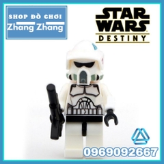 Xếp hình Star Wars ARF Shadow Clone Trooper Lego Minifigures POGO PG8004