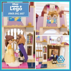 Xếp hình Beauty and The Beast Cổ tích Người đẹp và quái thú dành cho bé gái Lego Minifigures Lele 37001