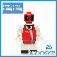 Xếp hình Deadpool giả dạng ông chủ KFC Lego Minifigures MG0007