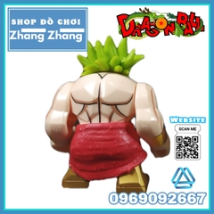 Xếp hình Broly Siêu saiyan hủy diệt trong Dragon Ball Z Songoku Bigfig Lego Minifigures Kopf Kf6073 Kf753