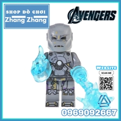 Xếp hình Avengers Nick Fury  - Thor - Iron Man - Hawkeye - Nebula - Spider Man Thanos Lego Minifigures POGO PG8250