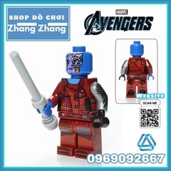 Đồ chơi Xếp hình Venom Blacklast Hawkeye - Nebula - Black Panther Captain Marvel - Spider Man Minifigures PRCK GD238 245