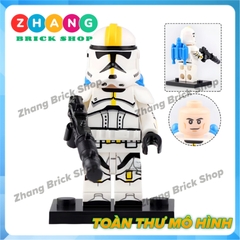Xếp hình Star Wars Regiment - Wolf Pack - Commander Thorne - Camino Guard - Purgatory - Horn Lego Minifigures KT1043