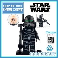 Đồ chơi xếp hình Star Wars Jesse Grey Legion Trooper Galactic Marine Crosshair Bo-Katan Minifigures Xinh X0323