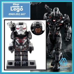 Xếp hình War Machine Mark VII trong Avengers Endgame tặng thêm giáp, mũ và laze Lego Minifigures V003