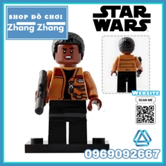 Xếp hình Star Wars Obi-Wan Imperial Guard Stormtrooper Darth Vader Jar Binks Han Solo Lego Minifigures Lele C015 022
