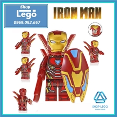 Xếp hình tuyển tập Ironman các mẫu đẹp nhất Lego Minifigures Kopf KF6093