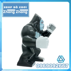 Xếp hình Gorilla Grodd The Flash khỉ đột khổng lồ đấu siêu anh hùng DC Lego Minifigures Decool 0230