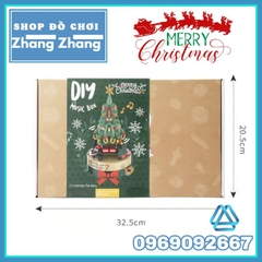 Đồ chơi xếp hình mô hình Cây thông giáng sinh phát nhạc Noel Merry Christmas Minifigures Kaki JK1302