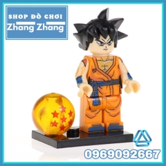 Xếp hình Dragon Ball Goku Gohan Krillin Launch Master Mutaito Lego Minifigures Pogo PG8167