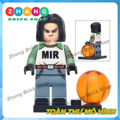 Xếp hình Dragon Ball Goku - Android 17 - Tien Shinhan - Krillin - Bardock Lego Minifigures Koruit KT1009