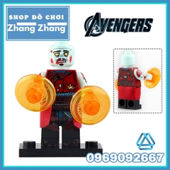 Đồ chơi xếp hình Marvel What-If Marvel Zombie gồm Captain America - Iron man - Wong - Hawkeye Minifigures Xinh X0325