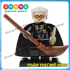 Xếp hình Harry Potter - Dumbledore - Horace - Dolores - Salazar - Helga - Madame - Rubeus Lego Minifigures WM6059