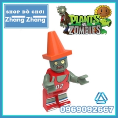 Xếp hình Plants Vs Zombies Lego Minifigures POGO PG8205