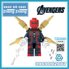 Xếp hình Captain America - Black Widow - Hulk Rocket Racoon - Iron Man War Machine - Spider Man Lego Minifigures PG8251