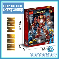 [1363 hình] Xếp hình Iron man chế tạo Hulkbuster MK44 Age of Ultron Lego Minifigures Decool 7134