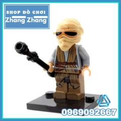 Xếp hình Star Wars Rey - Poe Dameron - Tasu Leech - Chewbacca - Han Solo - Finn Lego Minifigures Xinh X0104