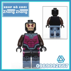 Xếp hình dị nhân Gambit trong X-men siêu cổ áo choàng da siêu sịn Lego Minifigures POGO PG010