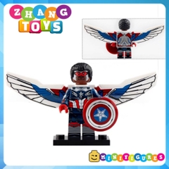 Xếp hình Winter Soldier - Agent 13 - Baron Zemo - US Agent - Batroc - Falcon Battlestar Lego Minifigures Xinh X0313