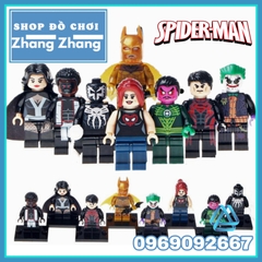 Xếp hình Siêu anh hùng DC Sinestro, Zatanna, Superboy, Mary Jane Lego Minifigures Wm6002