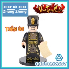 Đồ chơi xếp hình Tam quốc Tào Ngụy Tử Hoàng - Hạ Hầu Đôn Hứa Trử - Trương Liêu - Tuân Úc Minifigures Decool 20319-20324