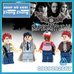 Xếp hình Supernatural anh em Dean & Sam Winchester và Castiel Lego Minifigures WM6004