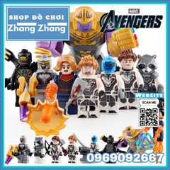 Đồ chơi Xếp hình Thor - Nebula Hawkeye - Captain Marvel - Chitauri - Outtrider Thanos Minifigures Lele 34095 D157 164