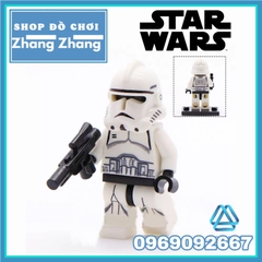 Xếp hình Mimban Stormtrooper - Imperial Patrol Trooper - Clone Trooper - Commander Thorn Lego Minifigures WM6036