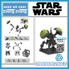 Xếp hình Star Wars robot chiến đấu cỗ máy Buzz Droid Lego Minifigures Koruit XP352