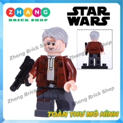 Xếp hình Star Wars C-3PO  - Ben Skywalker - Tarfful - Han Solo - Paz Vizla - Palpatine - Obi-wan Lego Minifigures WM6091