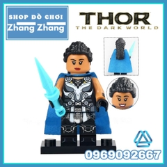 Đồ chơi xếp hình Thần sấm Thor Valkyrie Jane Foster Korg Zeus Groot Minifigures Koruit KT1062