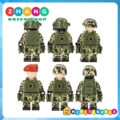 Đồ chơi Xếp hình Lực lượng đặc nhiệm Spetsnaz Alpha Nga tinh nhuệ giỏi nhất thế giới Lego Minifigures Tbstoy Tbs41-46