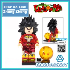 Xếp hình 7 viên ngọc rồng Dragon Ball Trunks Broly
Gotenks Goku
- Evil Buu - Xeno Bardock Lego Minifigures Kopf KF6042